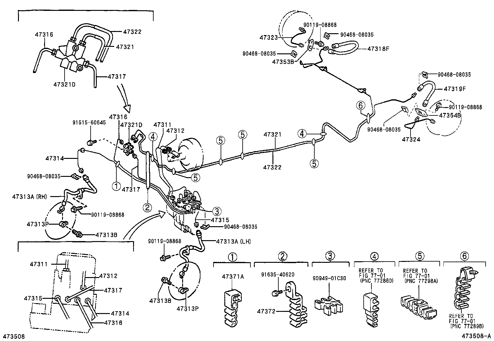 Toyota 44546-17050 CUSHION, BRAKE ACTUATOR BOLT
