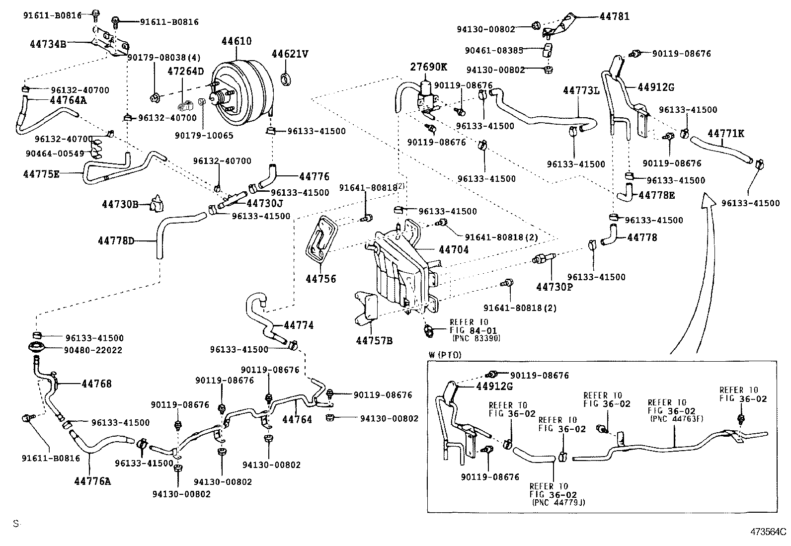 27690-78023 SOLENOID ASSY, W/BRACKET(FOR EXHAUST BRAKE) product image