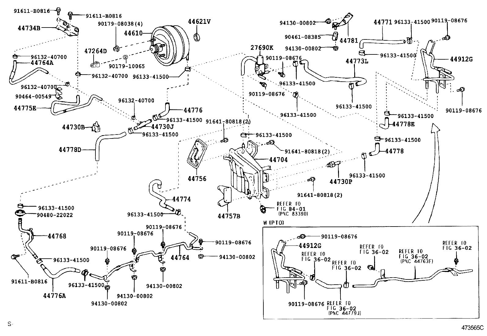 27690-78023 SOLENOID ASSY, W/BRACKET(FOR EXHAUST BRAKE) product image