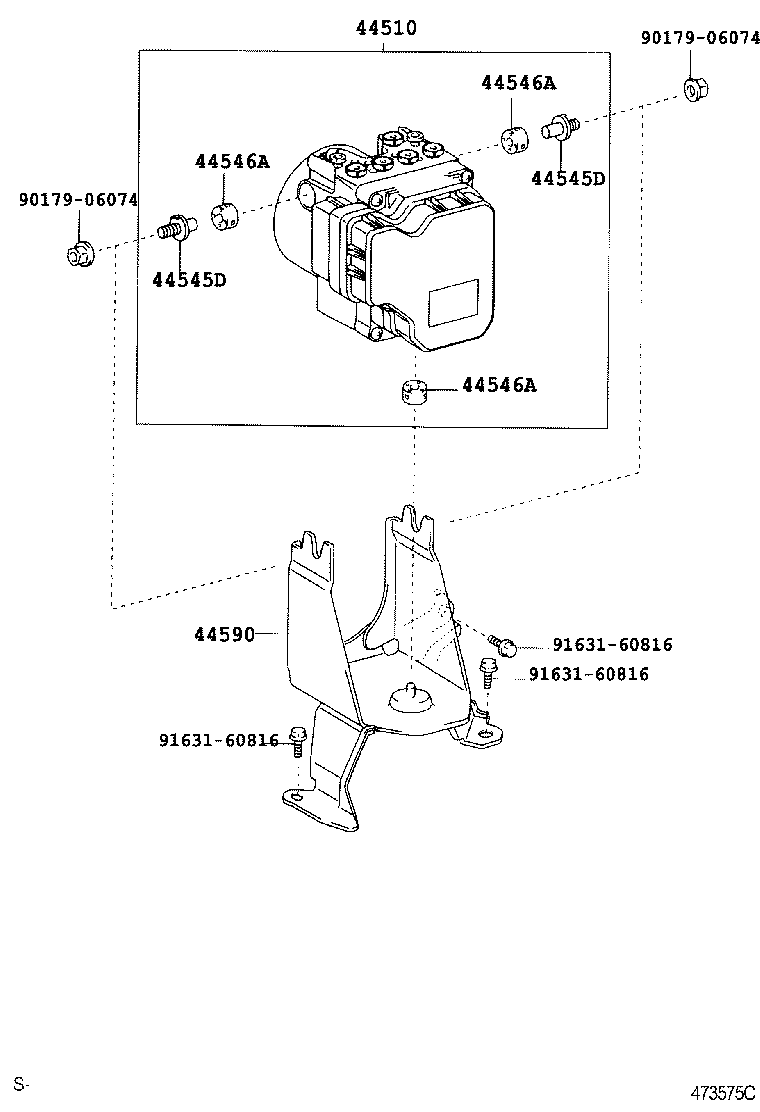 47311-68030 TUBE, FRONT BRAKE, NO.1 product image