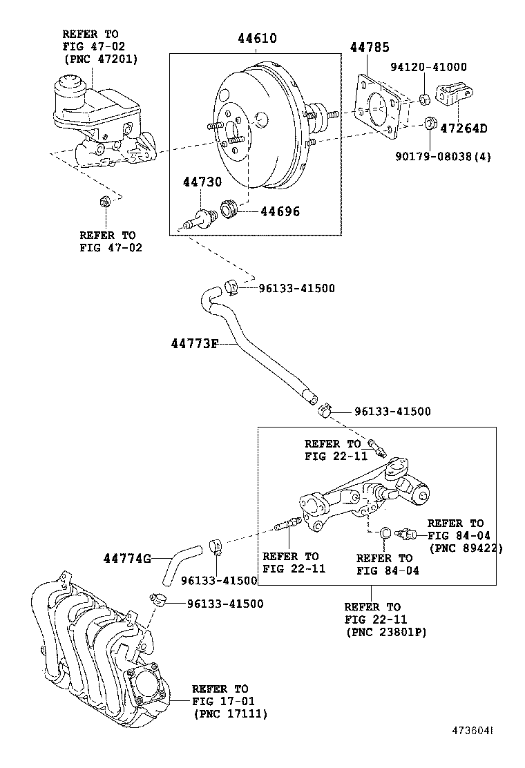 44610-52170 BOOSTER ASSY, BRAKE product image