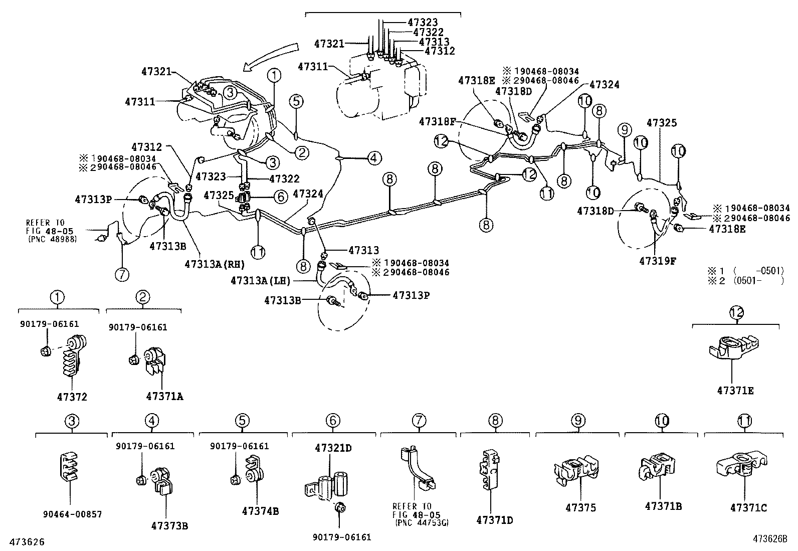 44590-50030 BRACKET ASSY, BRAKE ACTUATOR product image