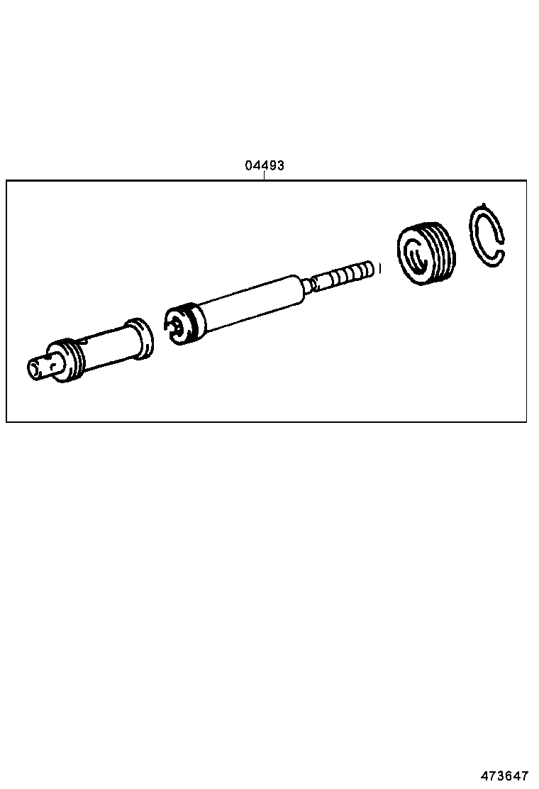 04493-04030 CYLINDER KIT, BRAKE MASTER product image