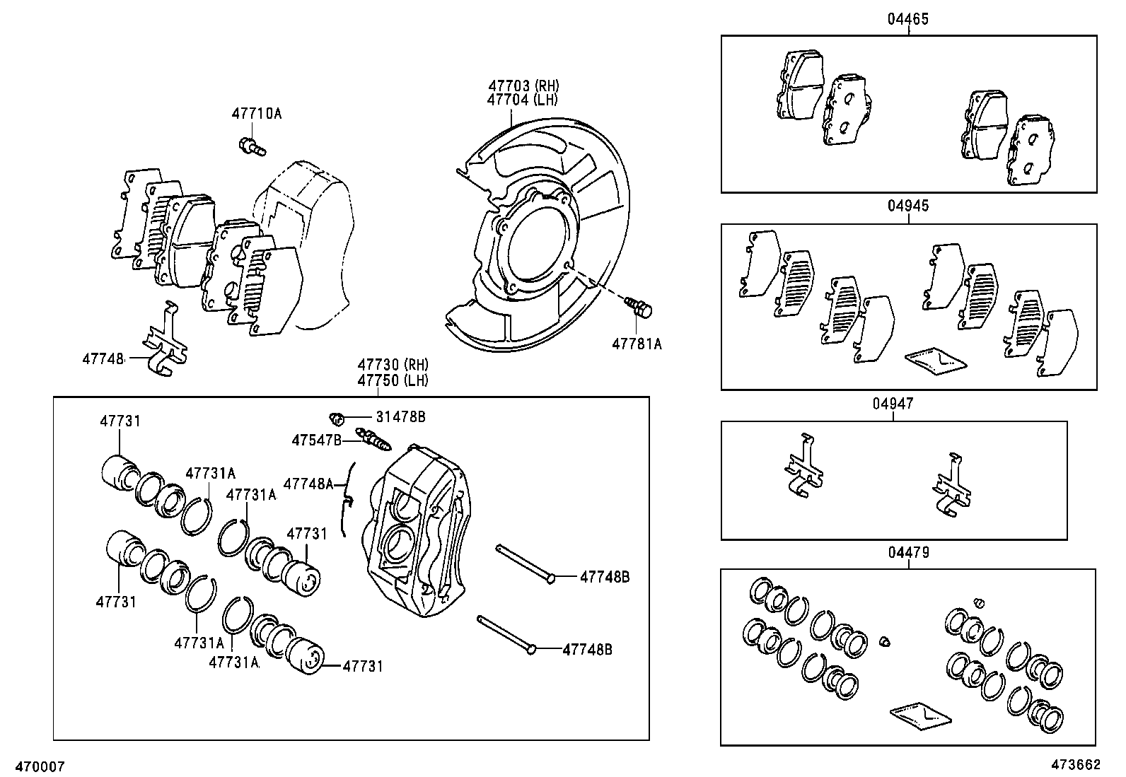 90080-10129 BOLT, HEXAGON(FOR FRONT DISC BRAKE CALIPER) product image