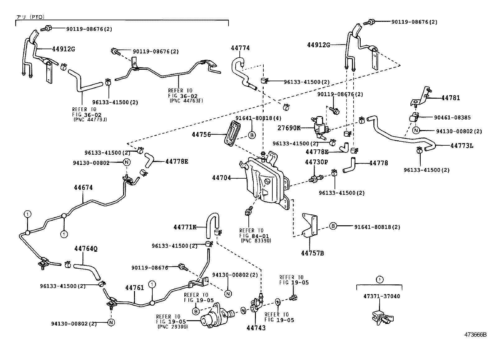 27690-78023 SOLENOID ASSY, W/BRACKET(FOR EXHAUST BRAKE) product image