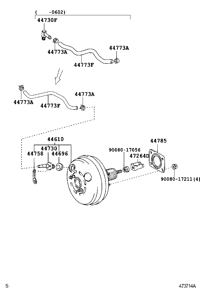 Toyota 44610-0E020 BOOSTER ASSY, BRAKE