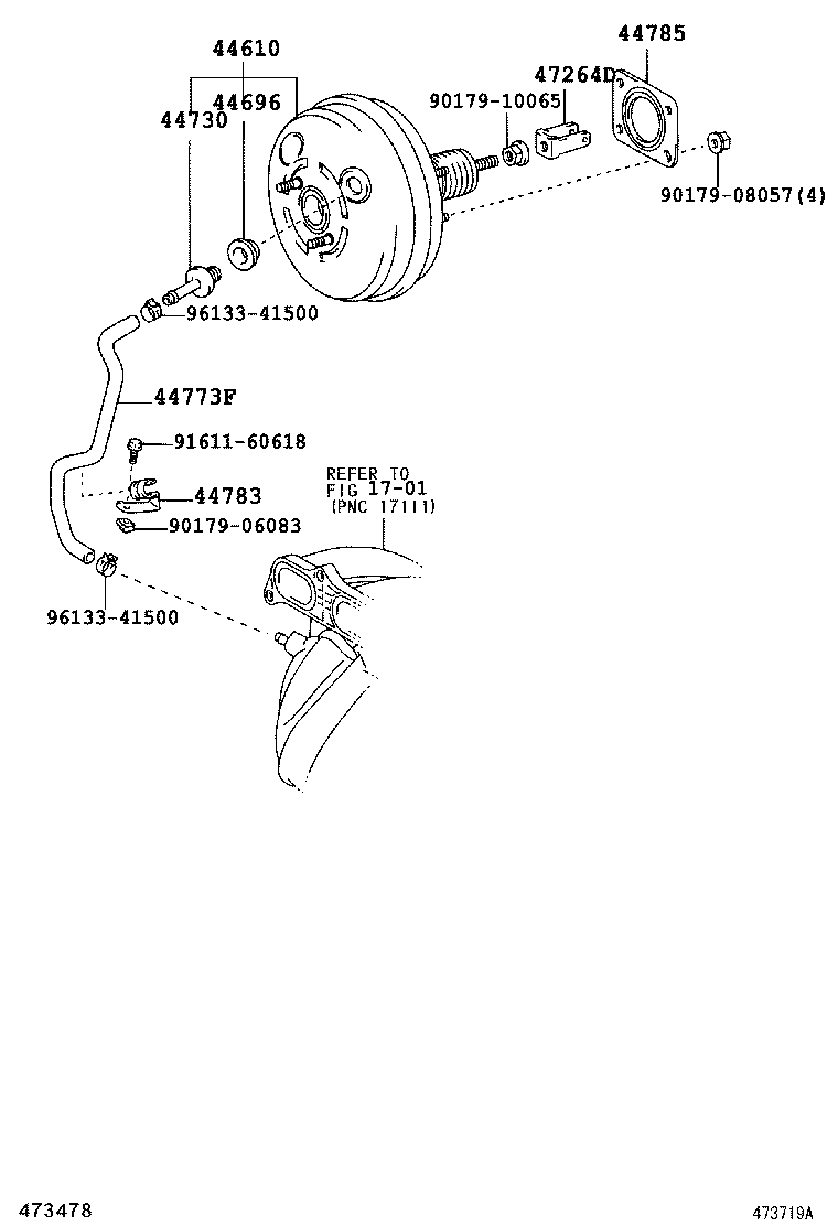 44610-48090 BOOSTER ASSY, BRAKE product image