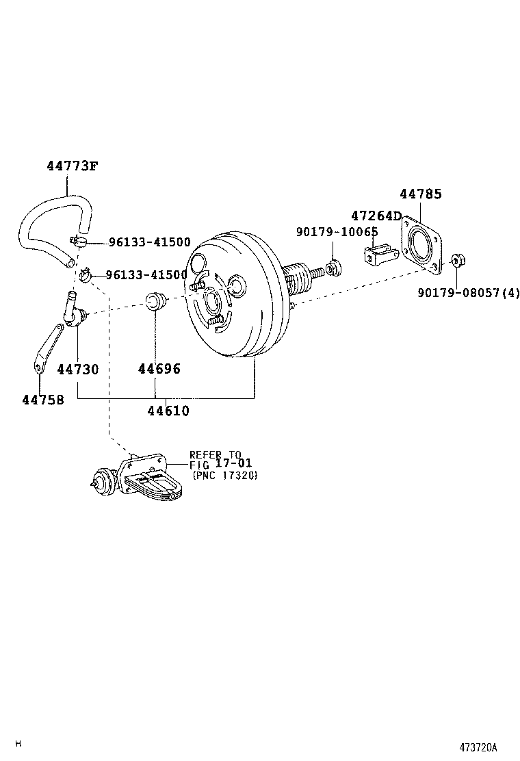 44610-48090 BOOSTER ASSY, BRAKE product image
