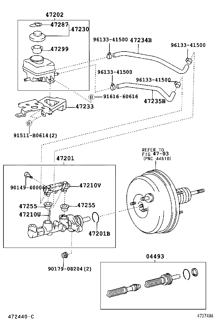 47220-44080 RESERVOIR SUB-ASSY, BRAKE MASTER CYLINDER product image