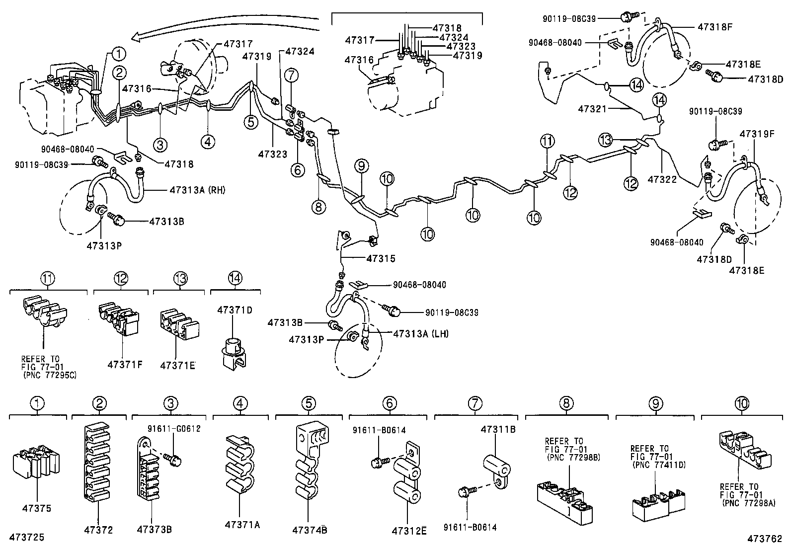 44050-48090 ACTUATOR ASSY, BRAKE product image