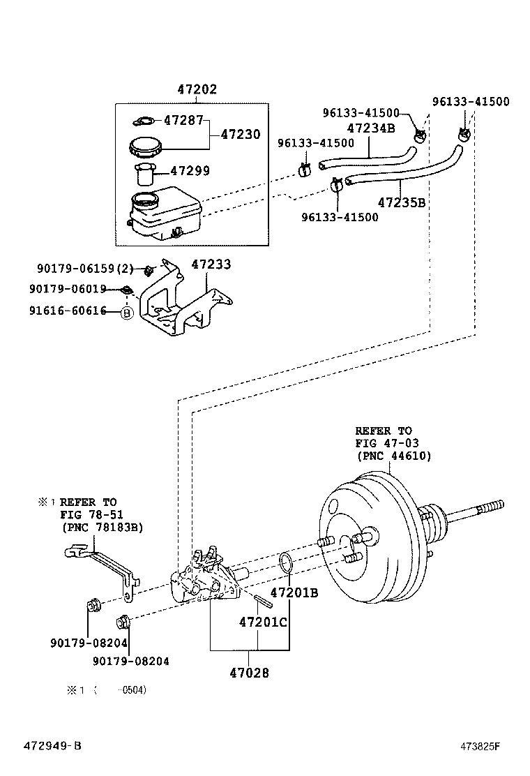 47233-58010 BRACKET, RESERVOIR product image