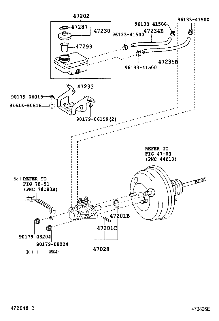 47233-58010 BRACKET, RESERVOIR product image