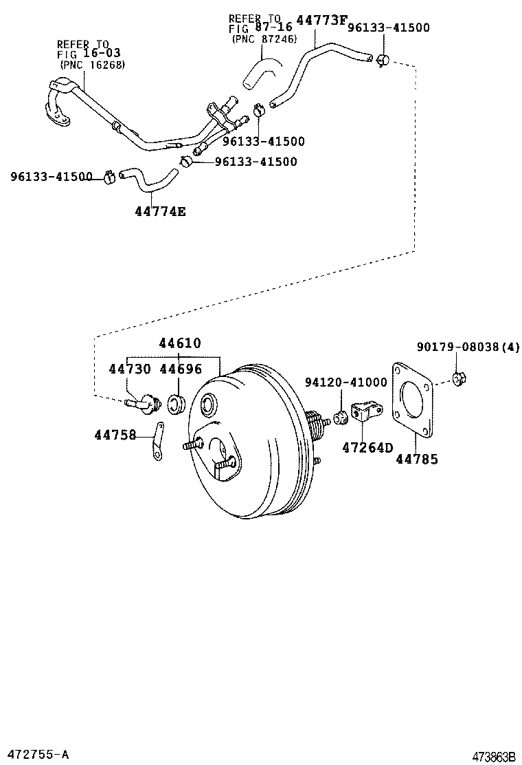 44785-02030 GASKET, BRAKE BOOSTER product image