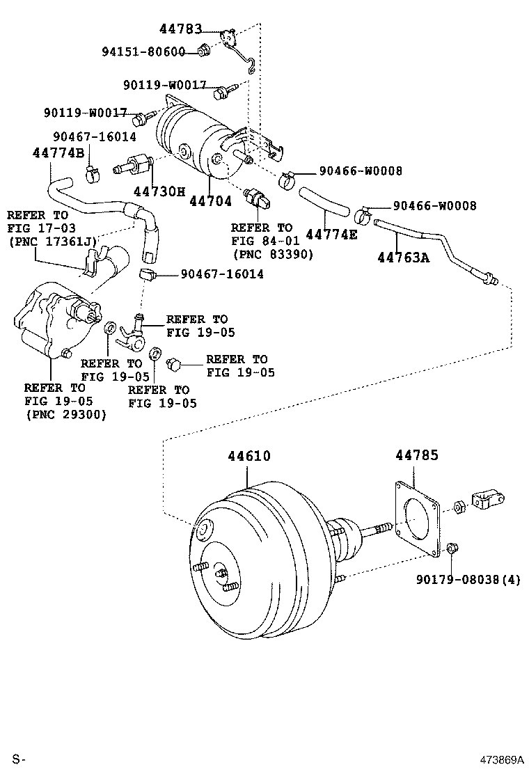 44750-05130 HOSE, UNION TO CHECK VALVE product image