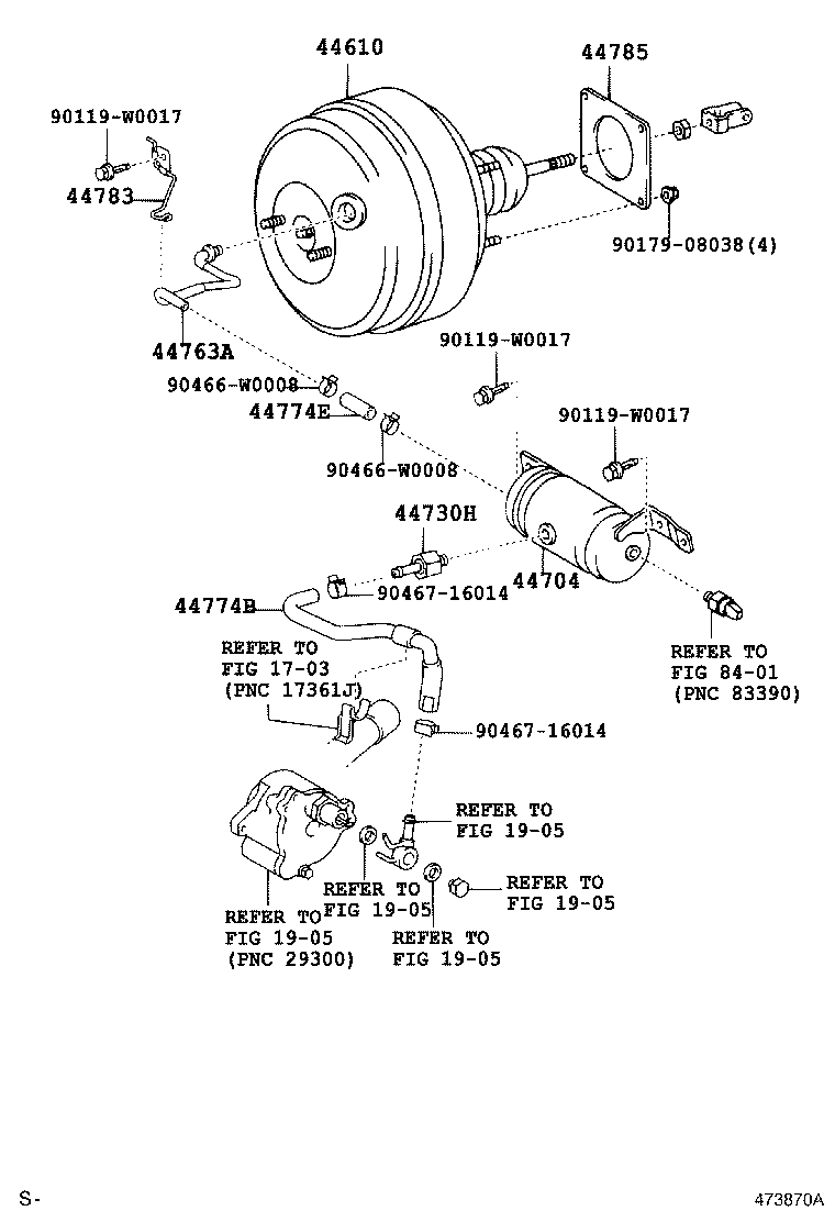 44750-05130 HOSE, UNION TO CHECK VALVE product image
