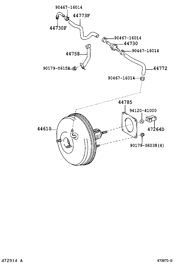 44610-06240 BOOSTER ASSY, BRAKE product image