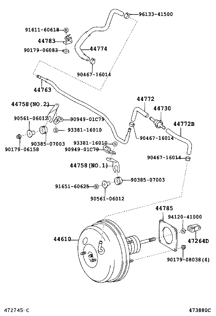 44610-06240 BOOSTER ASSY, BRAKE product image