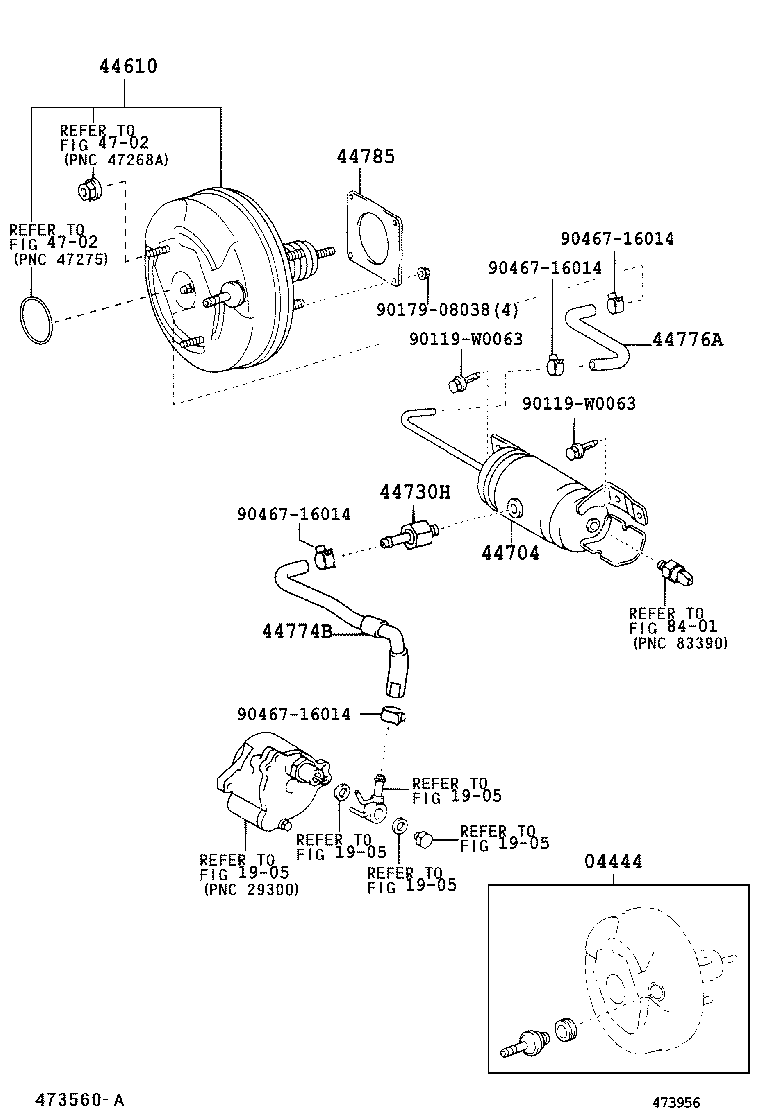 44750-02230 HOSE ASSY, VACUUM product image