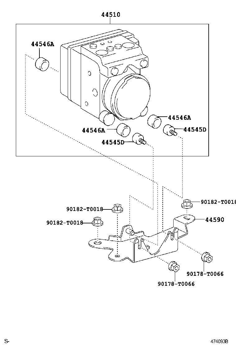 47328-0K110 TUBE, REAR BRAKE, NO.8 product image