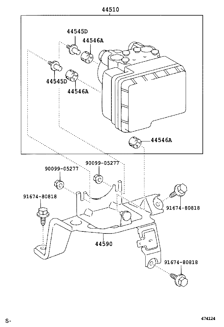47311-28560 TUBE, FRONT BRAKE, NO.1 product image