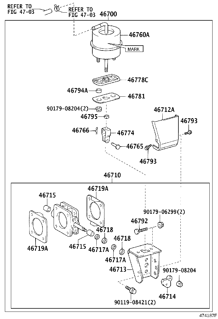 46700-37060 RETARDER ASSY, EXHAUST product image