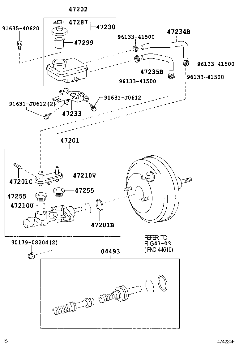 47233-52030 BRACKET, RESERVOIR product image