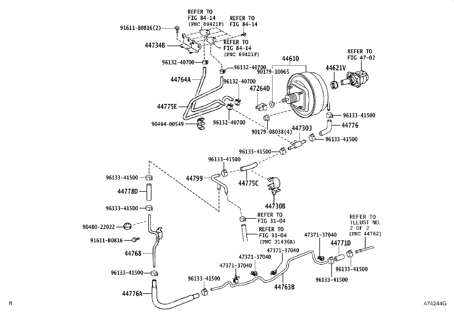 44771-37350 HOSE, UNION TO CONNECTOR TUBE product image