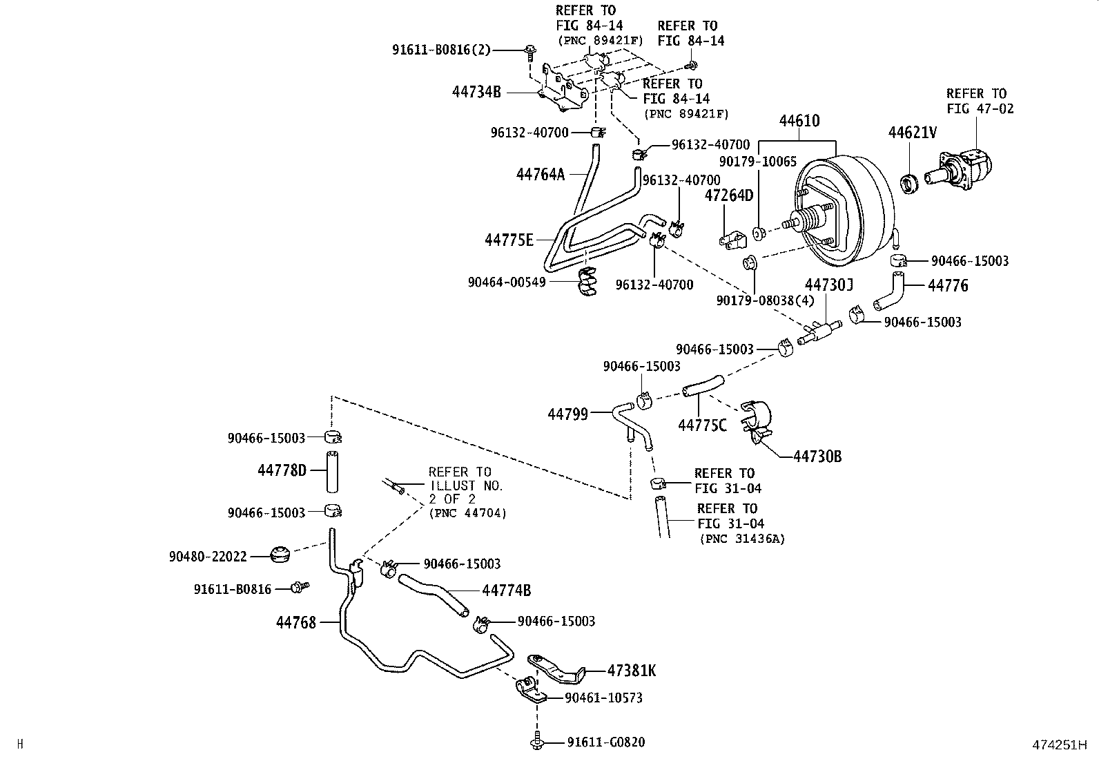 44771-37350 HOSE, UNION TO CONNECTOR TUBE product image