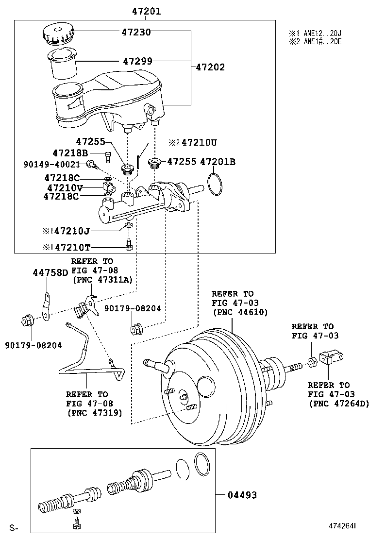 47220-0M010 RESERVOIR SUB-ASSY, BRAKE MASTER CYLINDER product image