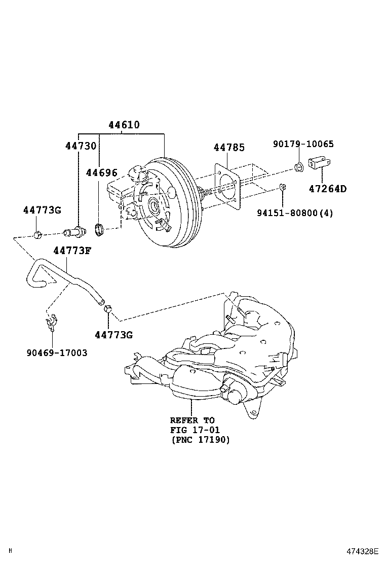 44610-2A331 BOOSTER ASSY, BRAKE product image