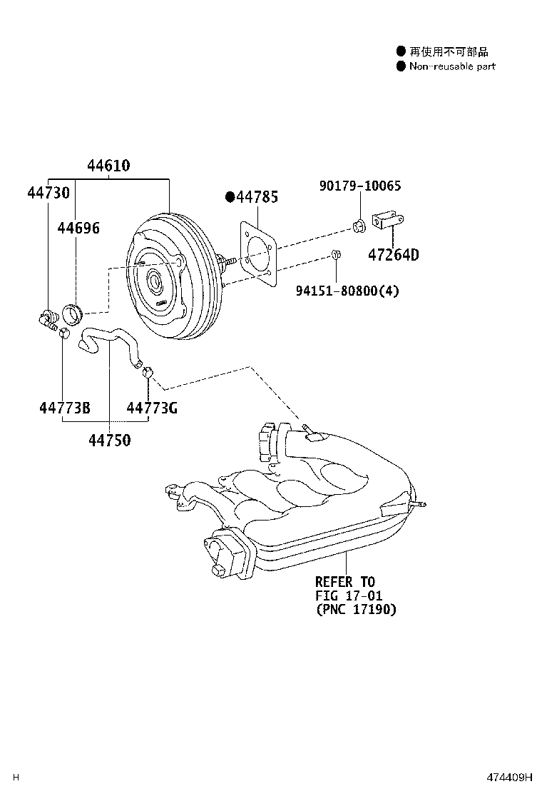 44610-30A40 BOOSTER ASSY, BRAKE product image