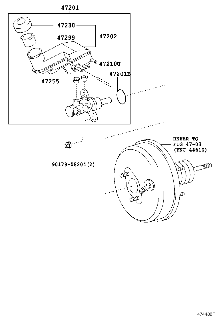 90401-10012 BOLT, UNION(FOR MASTER CYLINDER FLUID OUTLET) product image