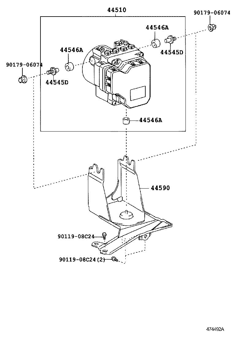 47321-52260 TUBE, REAR BRAKE, NO.1 product image