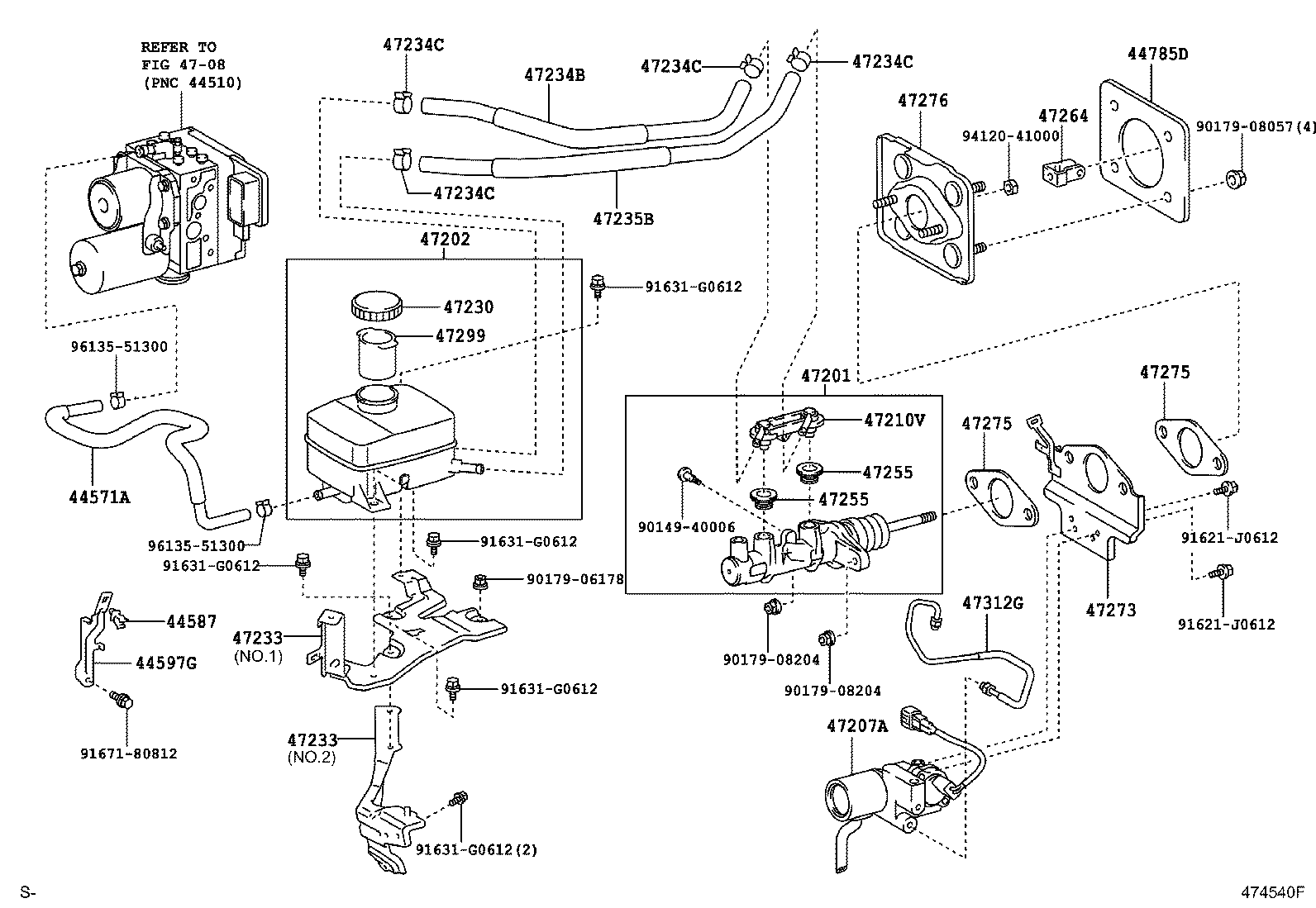 44255-48060 TUBE, BRAKE STROKE SIMULATOR product image
