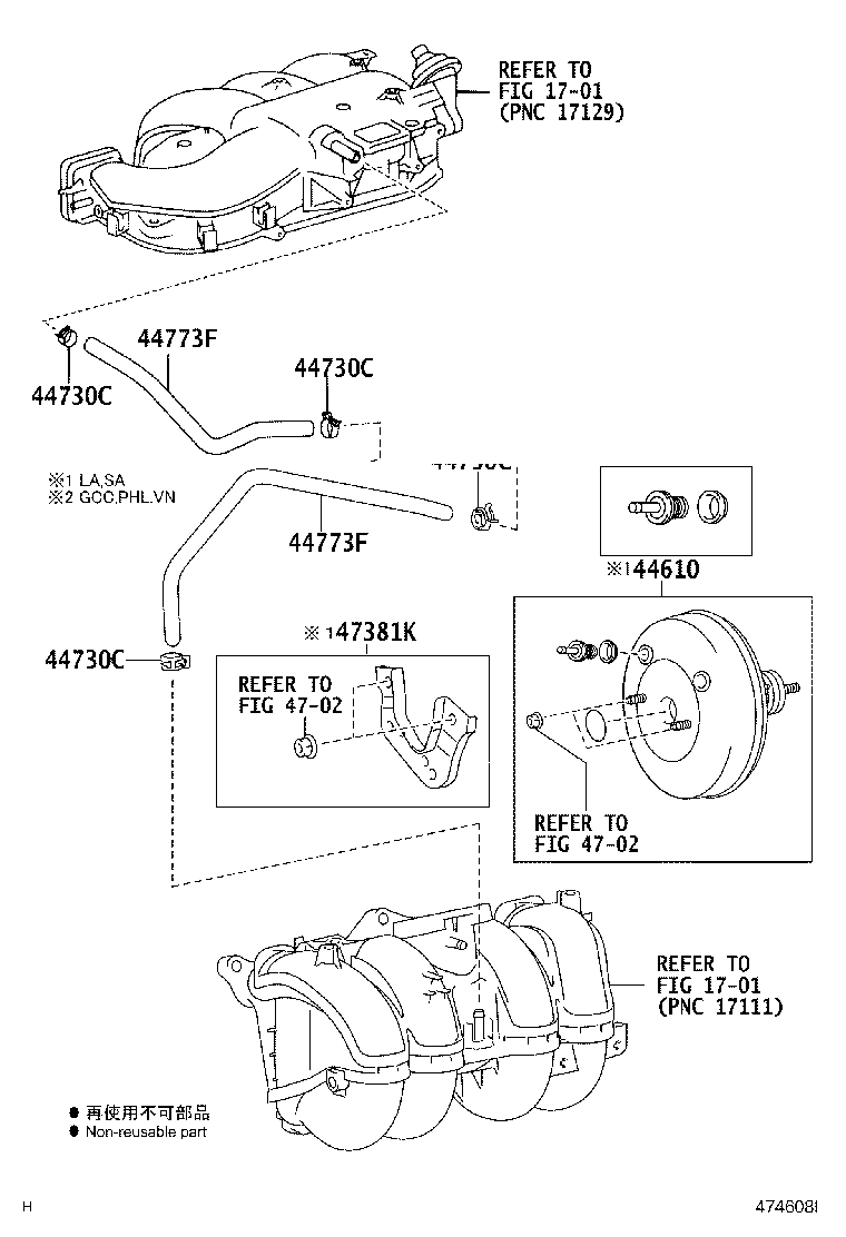 44776-0K030 HOSE, BRAKE BOOSTER product image
