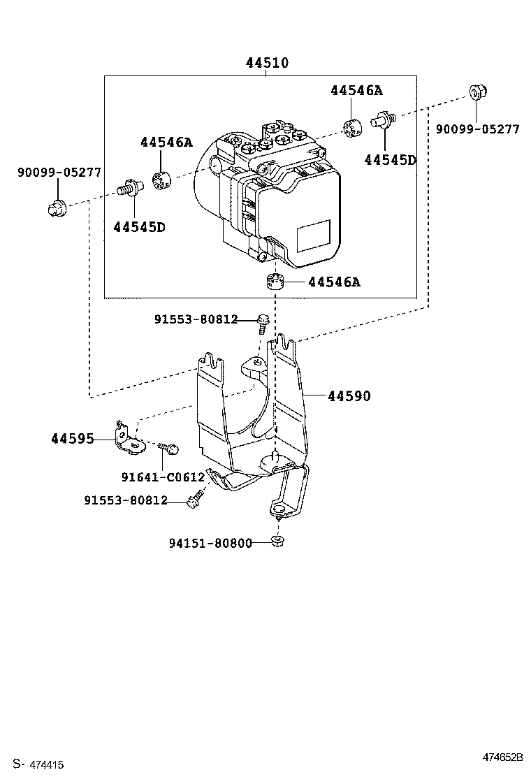 47313-30580 TUBE, FRONT BRAKE, NO.3 product image