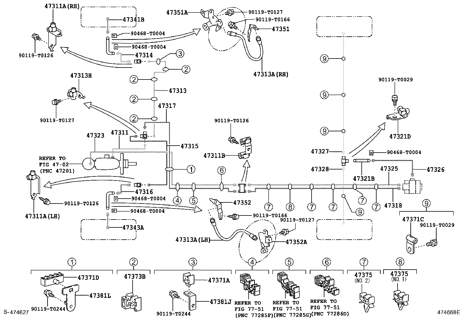 04477-04010 BUSH & BOOT KIT, LOAD SENSING SPRING product image