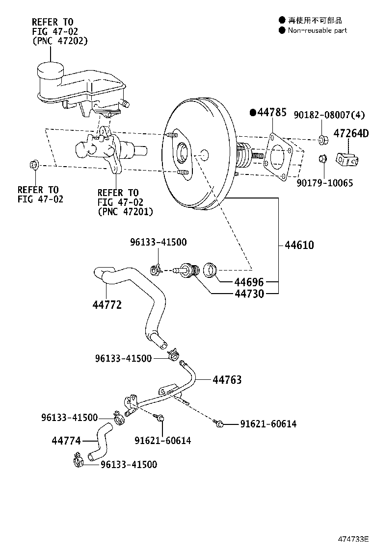 44610-52500 BOOSTER ASSY, BRAKE product image