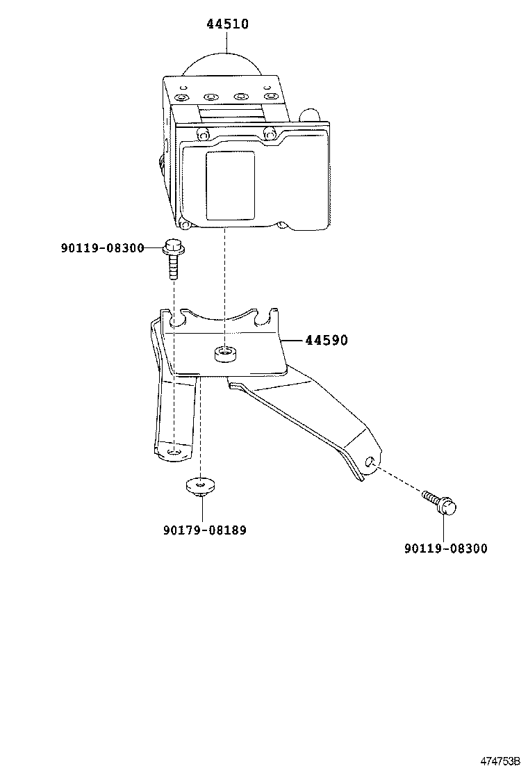 47311-0F020 TUBE, FRONT BRAKE, NO.1 product image