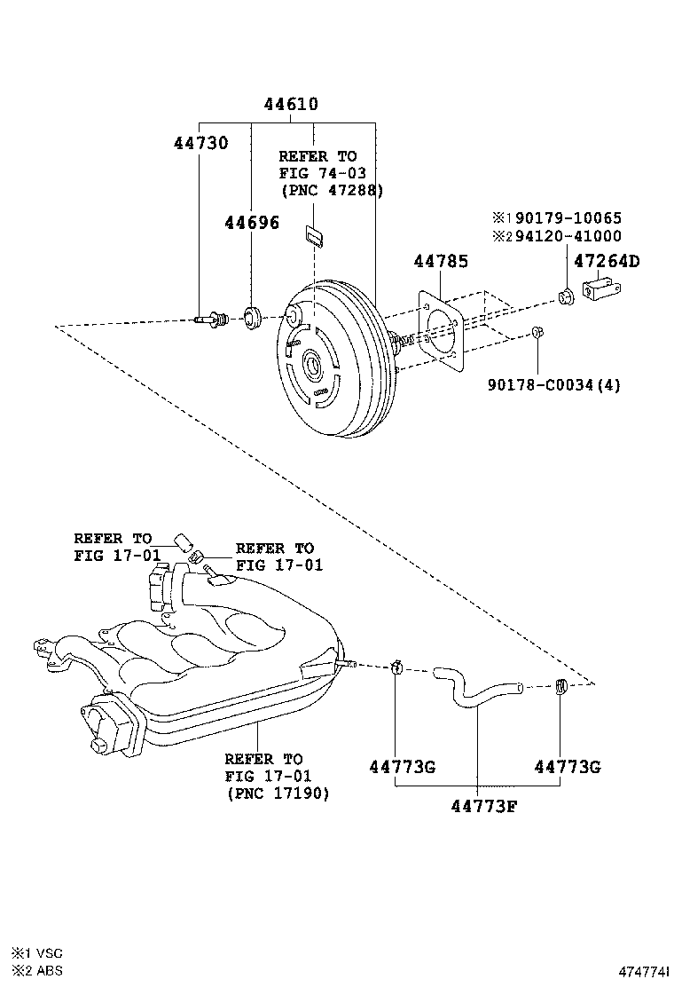 44750-30A60 HOSE, UNION TO CHECK VALVE product image