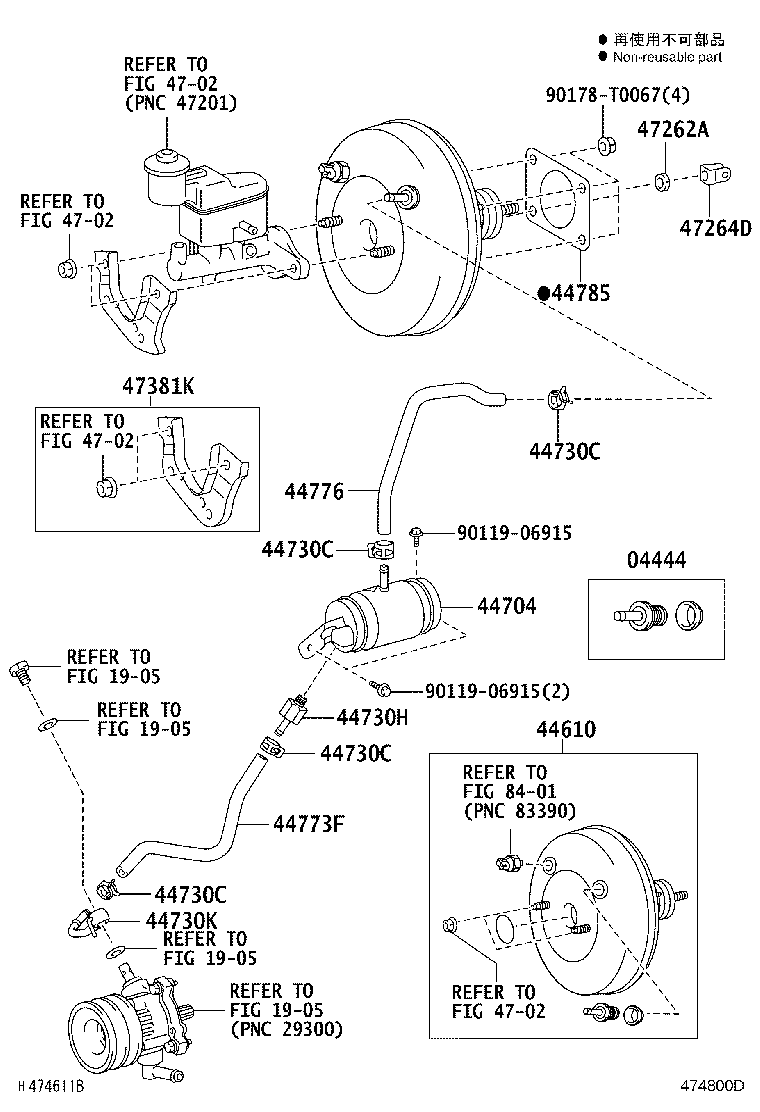 44776-0K030 HOSE, BRAKE BOOSTER product image