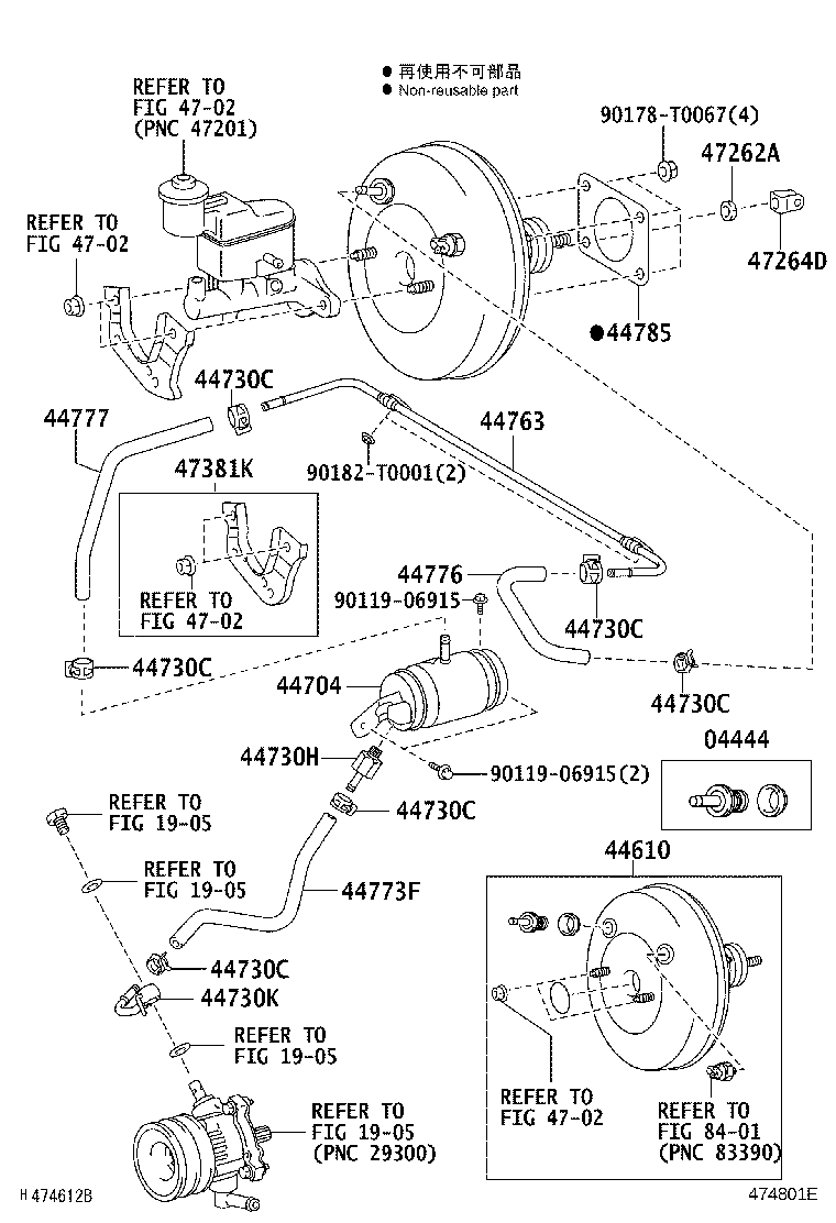 44776-0K030 HOSE, BRAKE BOOSTER product image