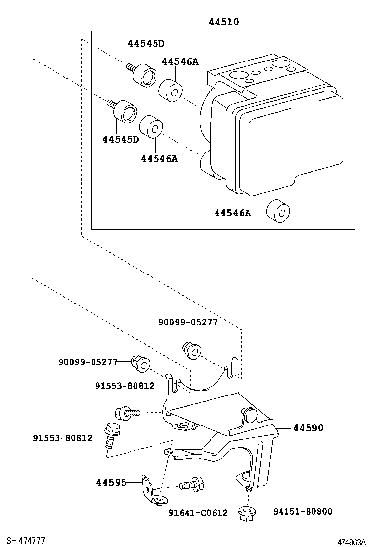44050-30360 ACTUATOR ASSY, BRAKE product image