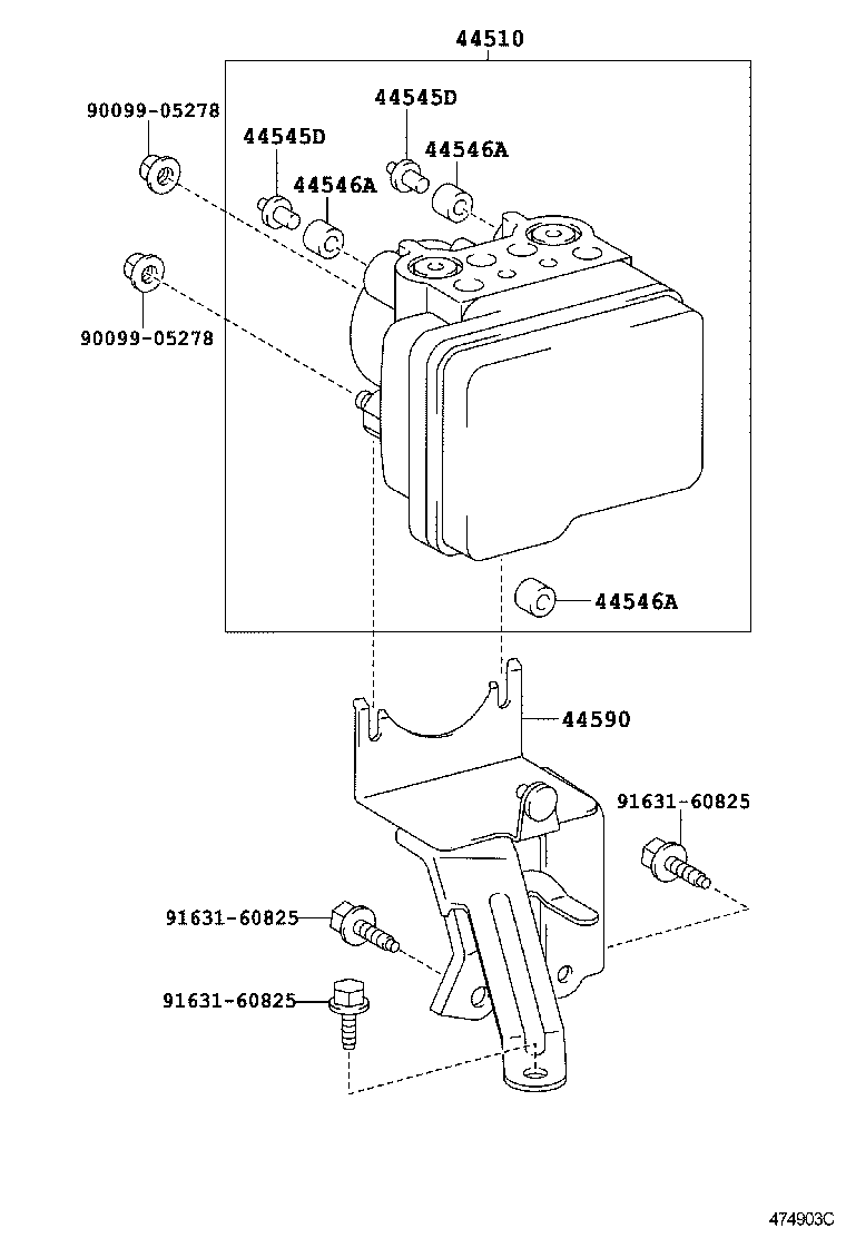 47311-0D210 TUBE, FRONT BRAKE, NO.1 product image