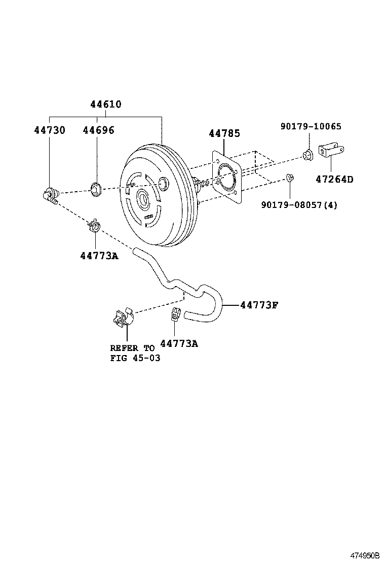 44610-48170 BOOSTER ASSY, BRAKE product image