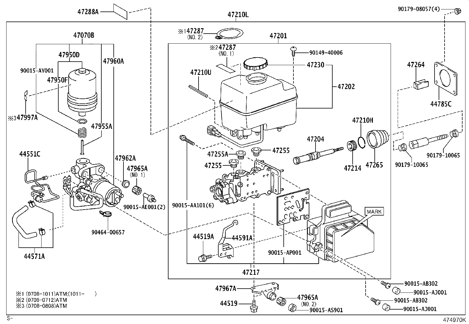 47025-35280 CYLINDER SUB-ASSY, BRAKE MASTER product image