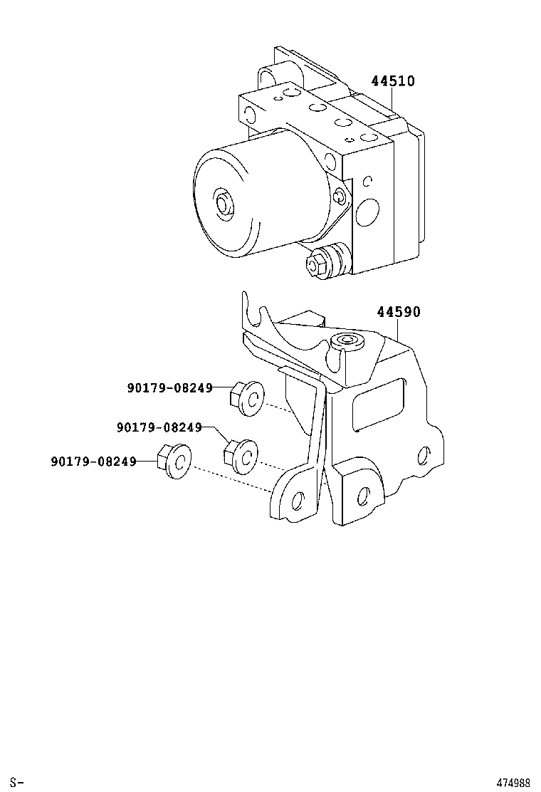 47311-28690 TUBE, FRONT BRAKE, NO.1 product image