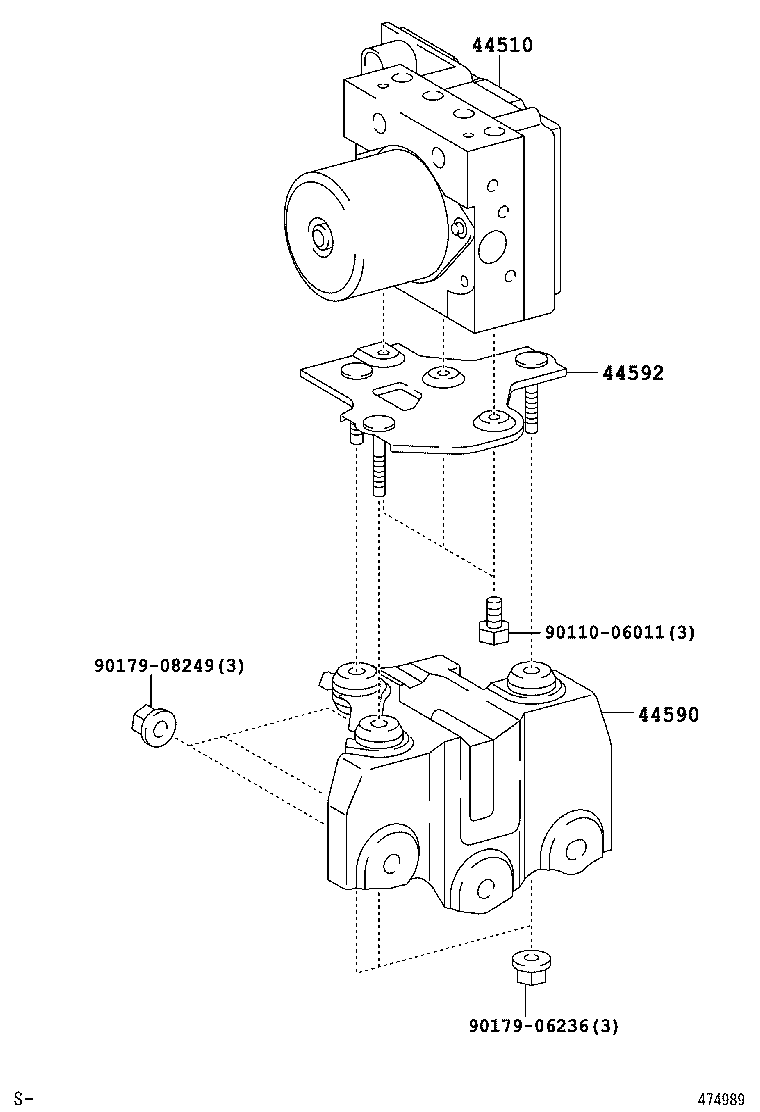 47311-28690 TUBE, FRONT BRAKE, NO.1 product image