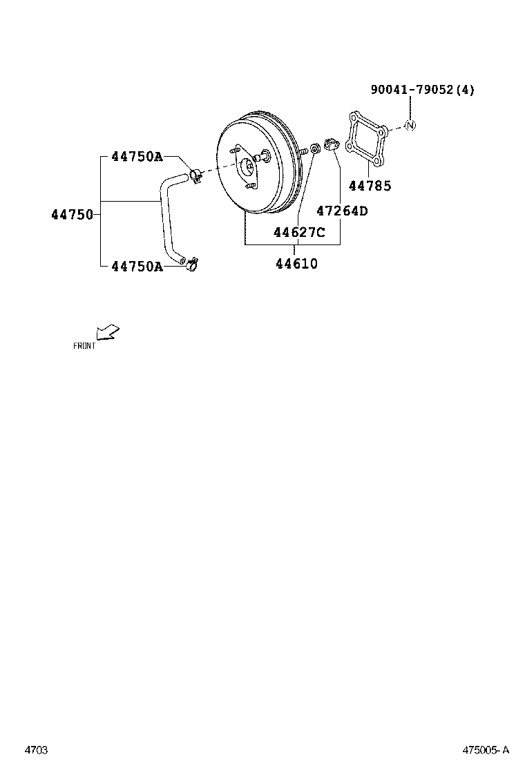 44610-B1160 BOOSTER ASSY, BRAKE product image