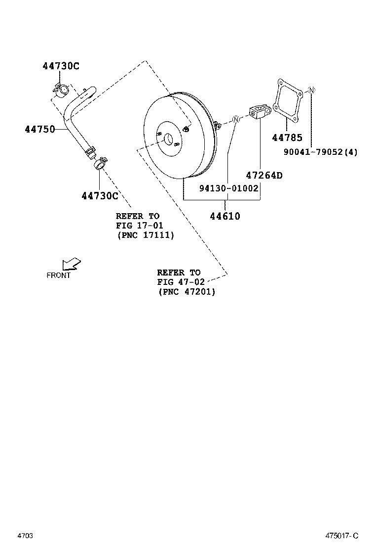 44610-B4010 BOOSTER ASSY, BRAKE product image
